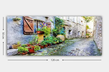 Canvastavla YTY Buildings & Cityscapes Flerfärgad - 120x50 cm - Inredning - Tavlor & posters - Canvastavla