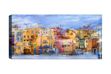 Canvastavla YTY Buildings & Cityscapes Flerfärgad - 120x50 cm - Inredning - Tavlor & posters - Canvastavla