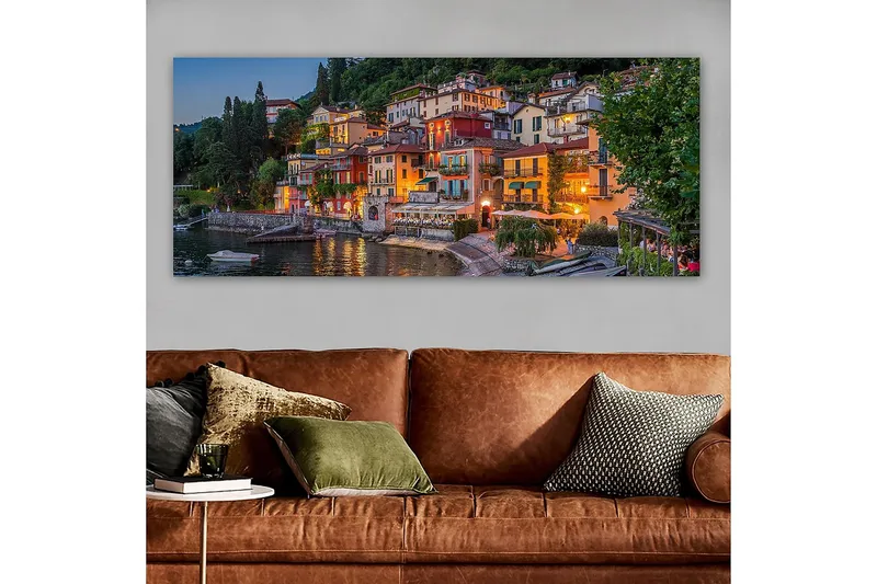Canvastavla YTY Buildings & Cityscapes Flerfärgad - 120x50 cm - Inredning - Tavlor & posters - Canvastavla