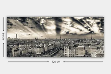 Canvastavla YTY Buildings & Cityscapes Flerfärgad - 120x50 cm - Inredning - Tavlor & posters - Canvastavla