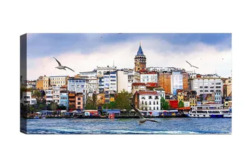 Canvastavla YTY Buildings & Cityscapes Flerfärgad - 120x50 cm - Inredning - Tavlor & posters - Canvastavla