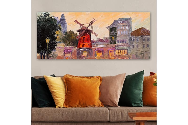 Canvastavla YTY Buildings & Cityscapes Flerfärgad - 120x50 cm - Inredning - Tavlor & posters - Canvastavla