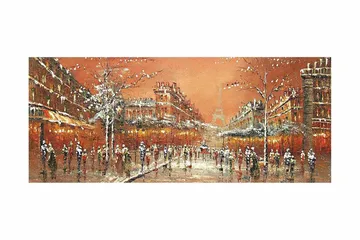 Canvastavla YTY Buildings & Cityscapes Flerfärgad - 120x50 cm - Inredning - Tavlor & posters - Canvastavla
