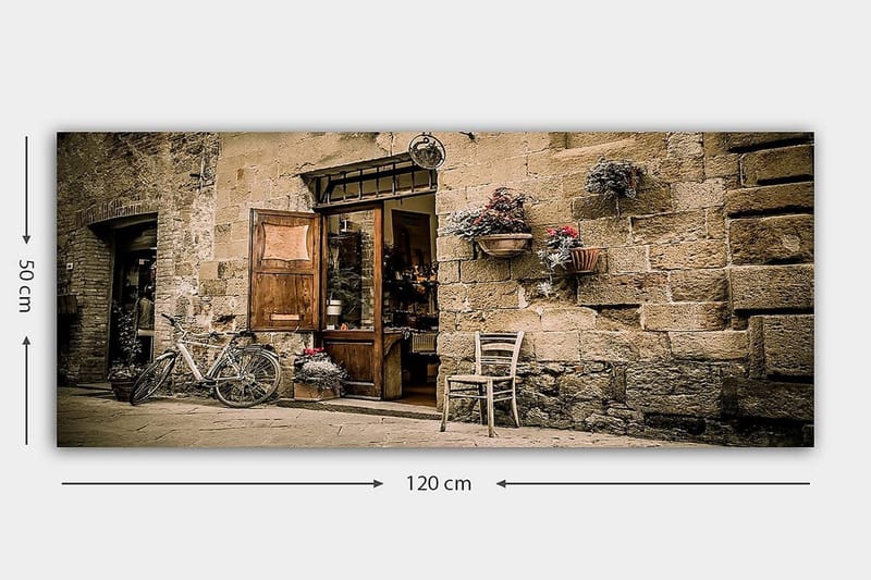 Canvastavla YTY Buildings & Cityscapes Flerfärgad - 120x50 cm - Inredning - Tavlor & posters - Canvastavla