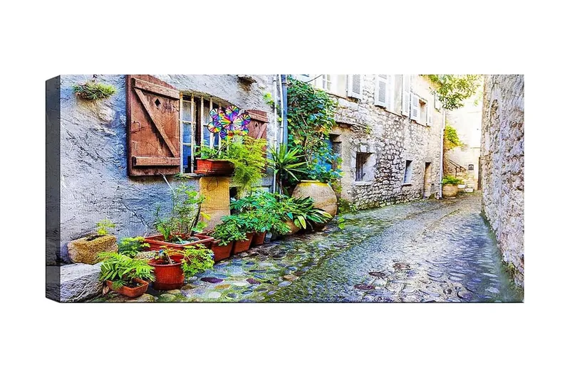 Canvastavla YTY Buildings & Cityscapes Flerfärgad, 120x50 cm