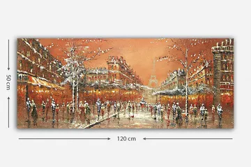 Canvastavla YTY Buildings & Cityscapes Flerfärgad - 120x50 cm - Inredning - Tavlor & posters - Canvastavla