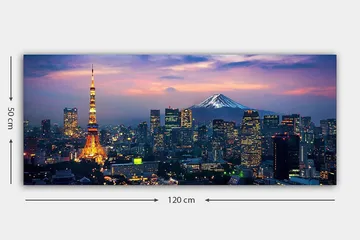 Canvastavla YTY Buildings & Cityscapes Flerfärgad - 120x50 cm - Inredning - Tavlor & posters - Canvastavla