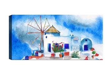 Canvastavla YTY Buildings & Cityscapes Flerfärgad - 120x50 cm - Inredning - Tavlor & posters - Canvastavla