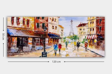 Canvastavla YTY Buildings & Cityscapes Flerfärgad - 120x50 cm - Inredning - Tavlor & posters - Canvastavla