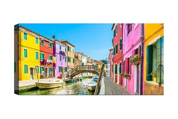 Canvastavla YTY Buildings & Cityscapes Flerfärgad - 120x50 cm - Inredning - Tavlor & posters - Canvastavla