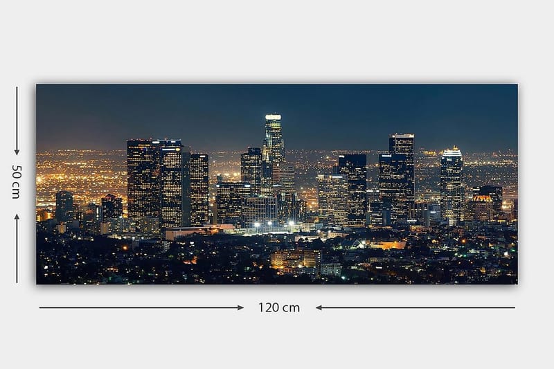 Canvastavla YTY Buildings & Cityscapes Flerfärgad - 120x50 cm - Inredning - Tavlor & posters - Canvastavla