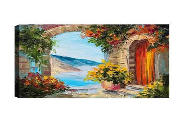 Canvastavla YTY Buildings & Cityscapes Flerfärgad - 120x50 cm - Inredning - Tavlor & posters - Canvastavla