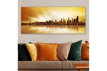 Canvastavla YTY Buildings & Cityscapes Flerfärgad - 120x50 cm - Inredning - Tavlor & posters - Canvastavla