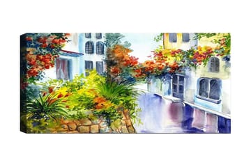 Canvastavla YTY Buildings & Cityscapes Flerfärgad - 120x50 cm - Inredning - Tavlor & posters - Canvastavla