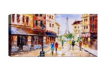 Canvastavla YTY Buildings & Cityscapes Flerfärgad - 120x50 cm - Inredning - Tavlor & posters - Canvastavla