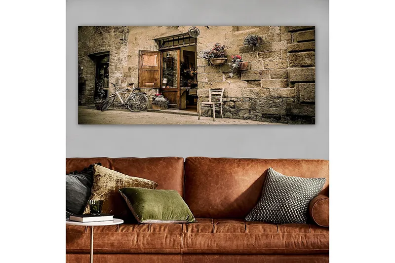 Canvastavla YTY Buildings & Cityscapes Flerfärgad - 120x50 cm - Inredning - Tavlor & posters - Canvastavla