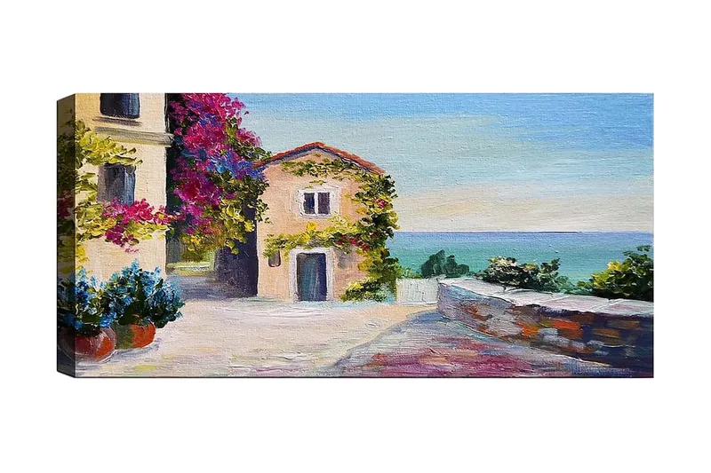 Canvastavla YTY Buildings & Cityscapes Flerfärgad, 120x50 cm