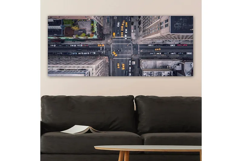 Canvastavla YTY Buildings & Cityscapes Flerfärgad - 120x50 cm - Inredning - Tavlor & posters - Canvastavla