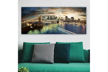 Canvastavla YTY Buildings & Cityscapes Flerfärgad - 120x50 cm - Inredning - Tavlor & posters - Canvastavla