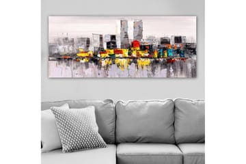 Canvastavla YTY Buildings & Cityscapes Flerfärgad - 120x50 cm - Inredning - Tavlor & posters - Canvastavla