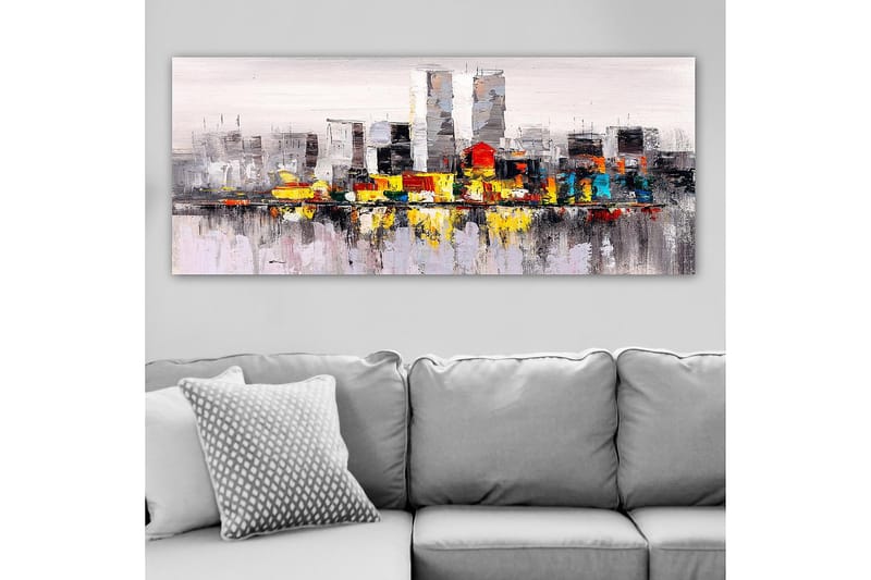 Canvastavla YTY Buildings & Cityscapes Flerfärgad - 120x50 cm - Inredning - Tavlor & posters - Canvastavla