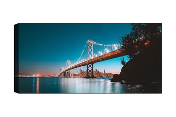 Canvastavla YTY Buildings & Cityscapes Flerfärgad - 120x50 cm - Inredning - Tavlor & posters - Canvastavla