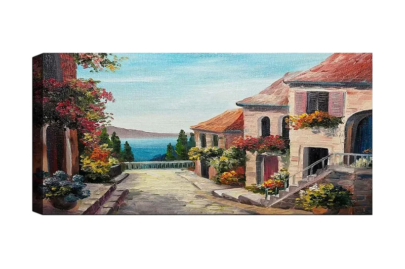 Canvastavla YTY Buildings & Cityscapes Flerfärgad - 120x50 cm - Inredning - Tavlor & posters - Canvastavla