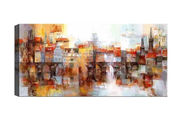 Canvastavla YTY Buildings & Cityscapes Flerfärgad - 120x50 cm - Inredning - Tavlor & posters - Canvastavla