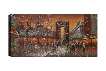 Canvastavla YTY Cities & Countries Flerfärgad - 120x50 cm - Inredning - Tavlor & posters - Canvastavla