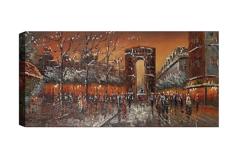 Canvastavla YTY Cities & Countries Flerfärgad - 120x50 cm - Inredning - Tavlor & posters - Canvastavla