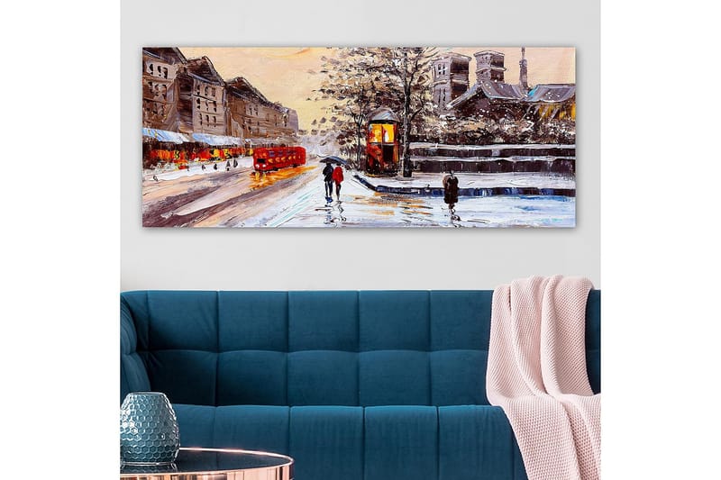 Canvastavla YTY Cities & Countries Flerfärgad - 120x50 cm - Inredning - Tavlor & posters - Canvastavla