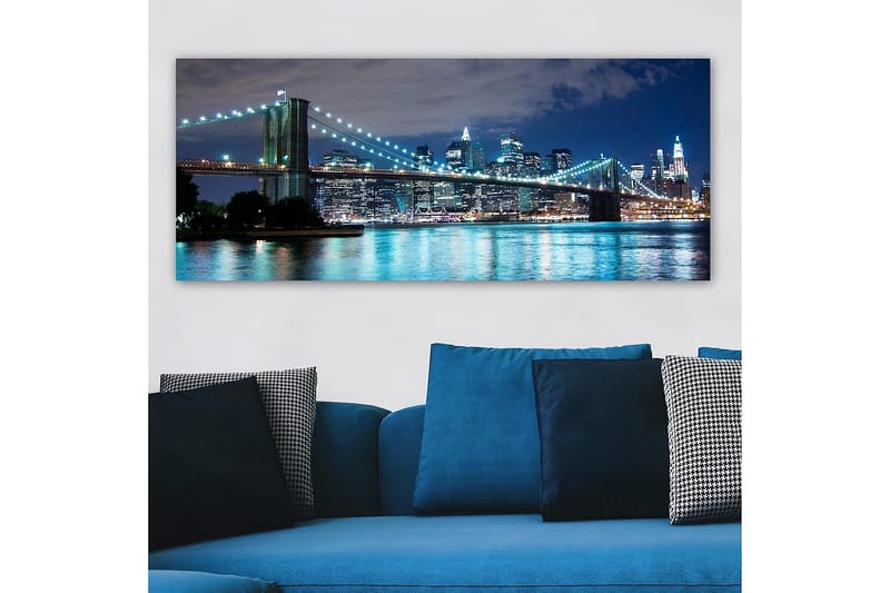 Canvastavla YTY Cities & Countries Flerfärgad - 120x50 cm - Inredning - Tavlor & posters - Canvastavla