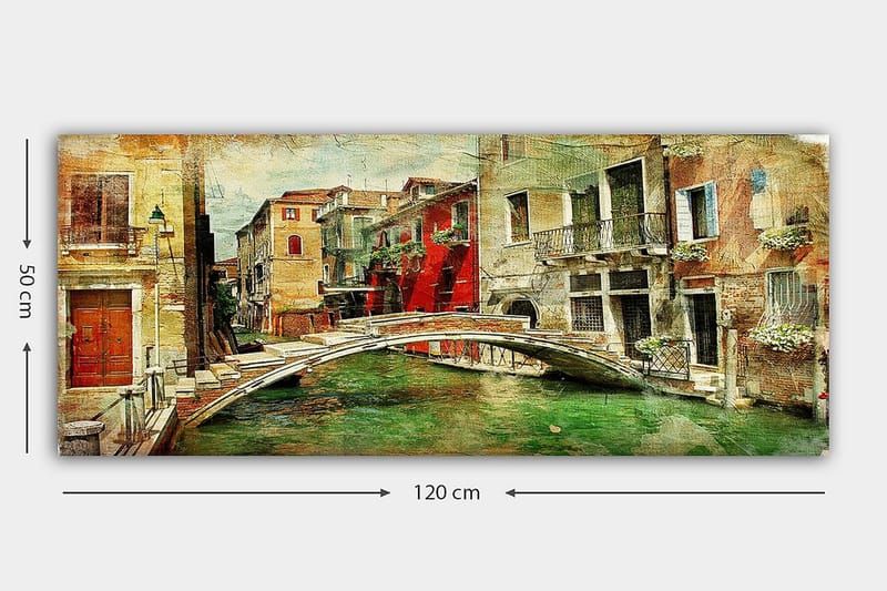 Canvastavla YTY Cities & Countries Flerfärgad - 120x50 cm - Inredning - Tavlor & posters - Canvastavla