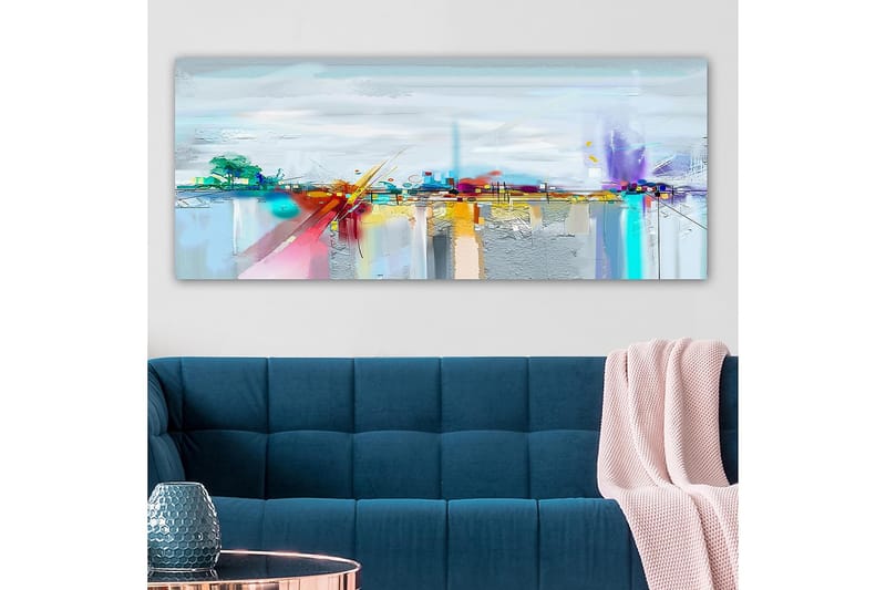 Canvastavla YTY Cities & Countries Flerfärgad - 120x50 cm - Inredning - Tavlor & posters - Canvastavla
