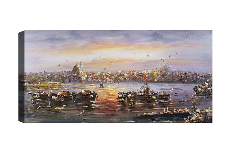 Canvastavla YTY Cities & Countries Flerfärgad - 120x50 cm - Inredning - Tavlor & posters - Canvastavla