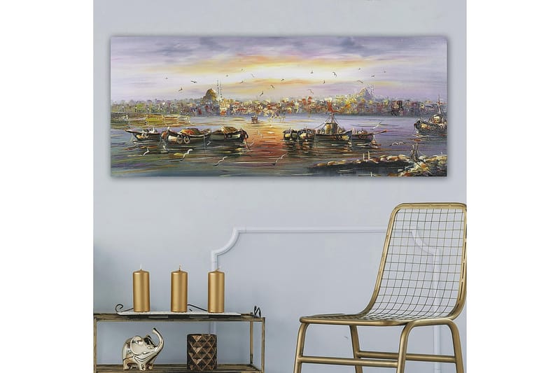 Canvastavla YTY Cities & Countries Flerfärgad - 120x50 cm - Inredning - Tavlor & posters - Canvastavla