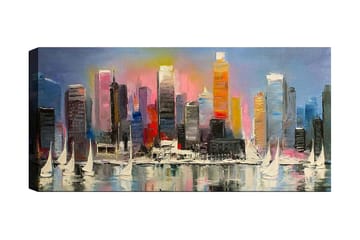 Canvastavla YTY Cities & Countries Flerfärgad - 120x50 cm - Inredning - Tavlor & posters - Canvastavla