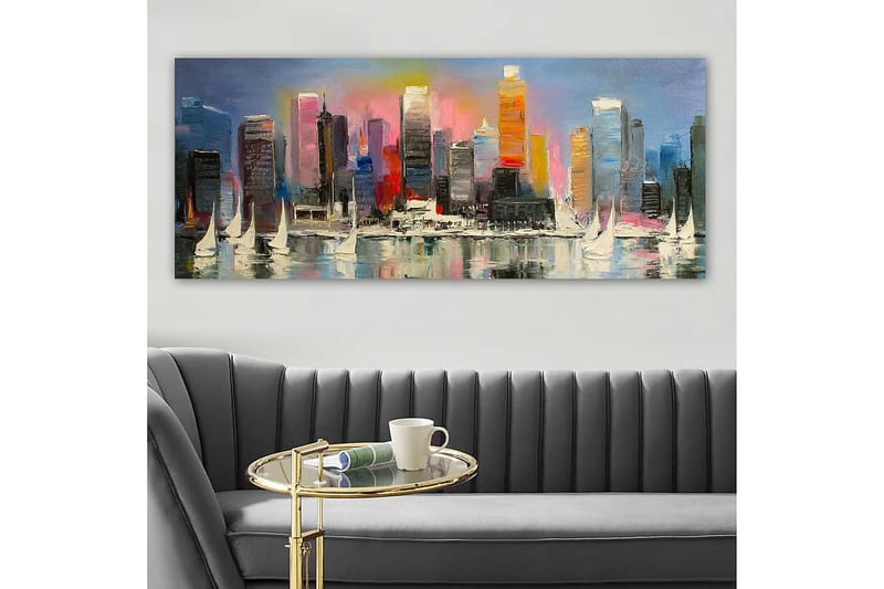Canvastavla YTY Cities & Countries Flerfärgad - 120x50 cm - Inredning - Tavlor & posters - Canvastavla