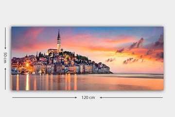 Canvastavla YTY Cities & Countries Flerfärgad - 120x50 cm - Inredning - Tavlor & posters - Canvastavla