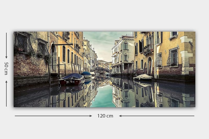 Canvastavla YTY Cities & Countries Flerfärgad - 120x50 cm - Inredning - Tavlor & posters - Canvastavla