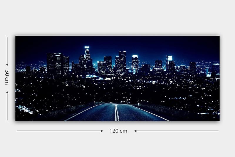 Canvastavla YTY Cities & Countries Flerfärgad - 120x50 cm - Inredning - Tavlor & posters - Canvastavla