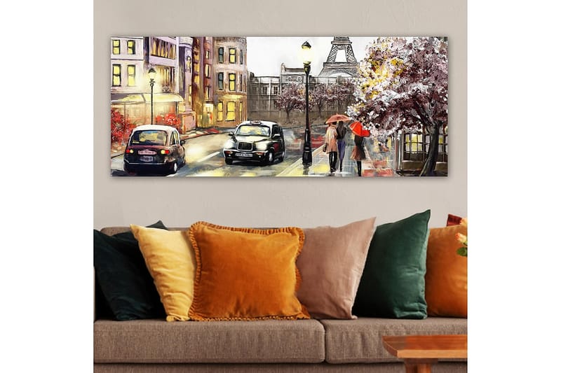 Canvastavla YTY Cities & Countries Flerfärgad - 120x50 cm - Inredning - Tavlor & posters - Canvastavla