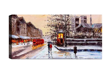 Canvastavla YTY Cities & Countries Flerfärgad - 120x50 cm - Inredning - Tavlor & posters - Canvastavla