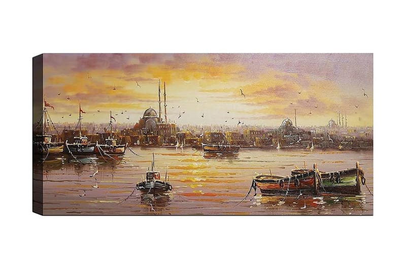 Canvastavla YTY Cities & Countries Flerfärgad, 120x50 cm