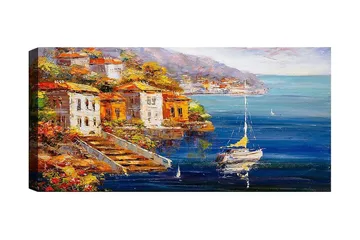 Canvastavla YTY Cities & Countries Flerfärgad - 120x50 cm - Inredning - Tavlor & posters - Canvastavla