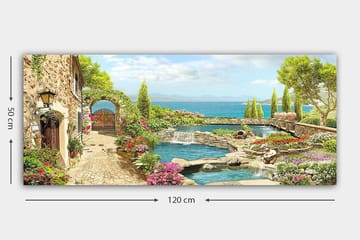 Canvastavla YTY Cities & Countries Flerfärgad - 120x50 cm - Inredning - Tavlor & posters - Canvastavla