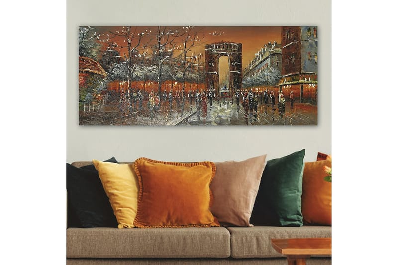 Canvastavla YTY Cities & Countries Flerfärgad - 120x50 cm - Inredning - Tavlor & posters - Canvastavla