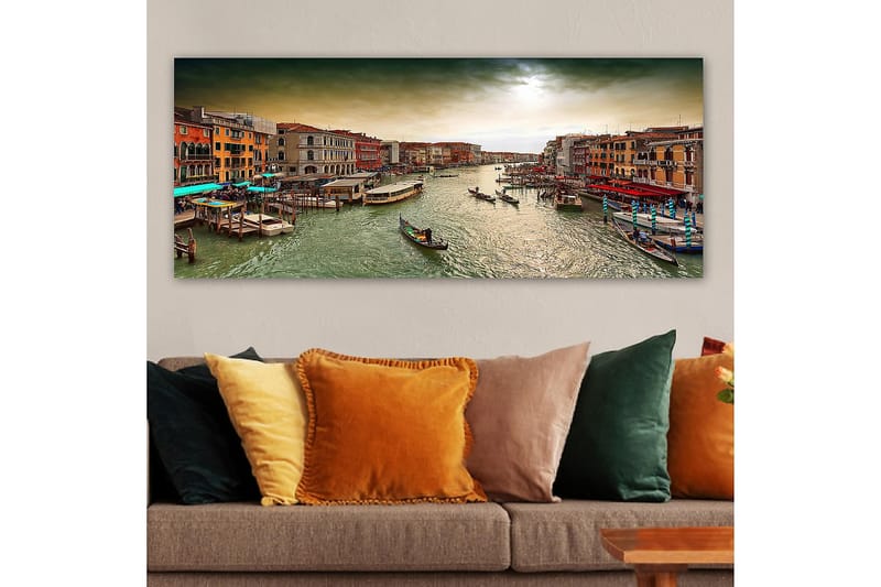 Canvastavla YTY Cities & Countries Flerfärgad - 120x50 cm - Inredning - Tavlor & posters - Canvastavla