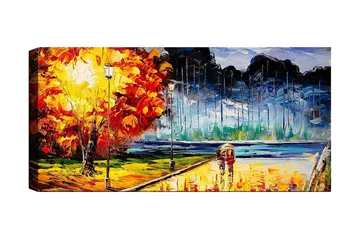 Canvastavla YTY Cities & Countries Flerfärgad - 120x50 cm - Inredning - Tavlor & posters - Canvastavla