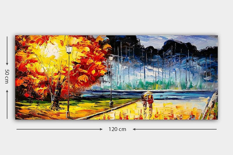 Canvastavla YTY Cities & Countries Flerfärgad - 120x50 cm - Inredning - Tavlor & posters - Canvastavla